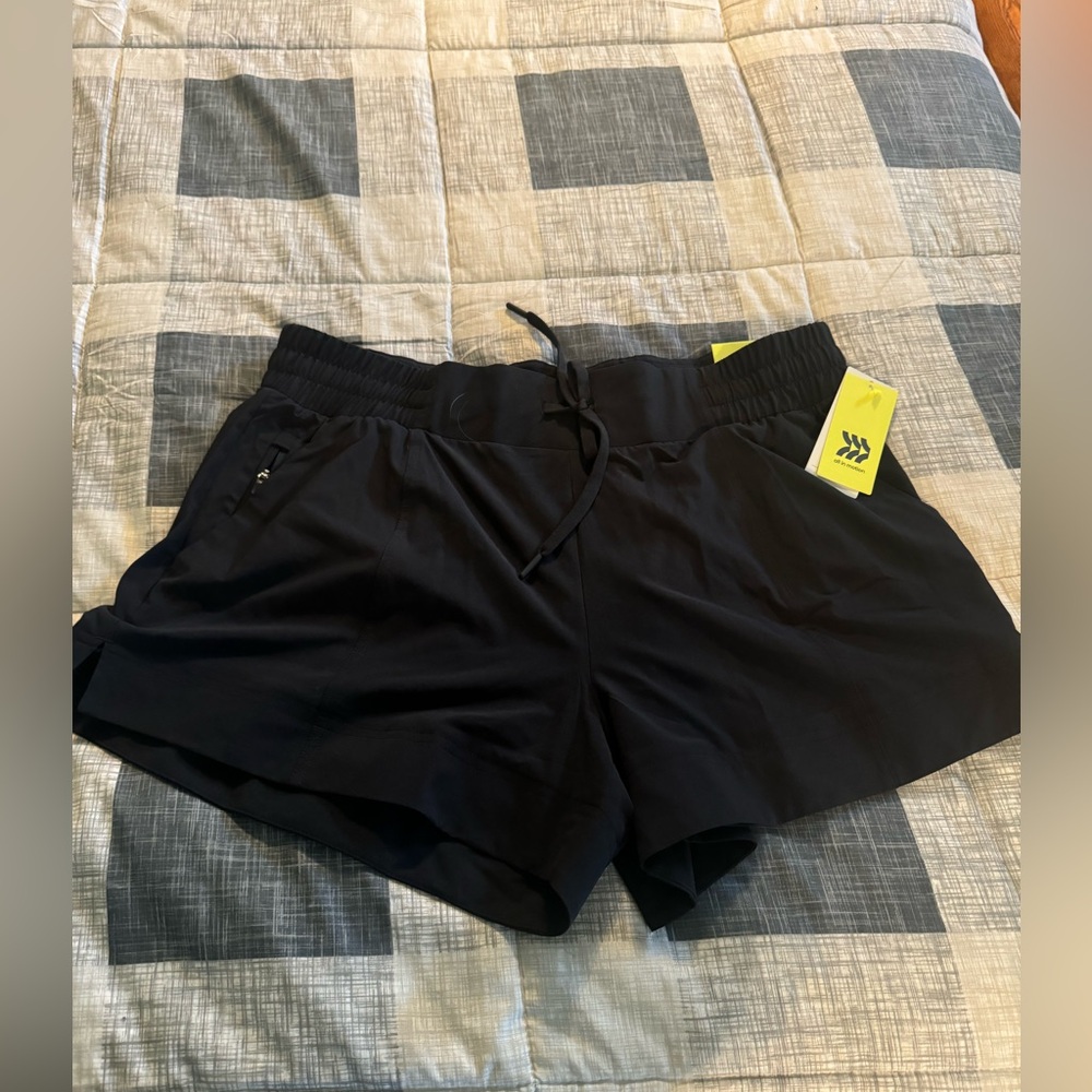 All in Motion black shorts
